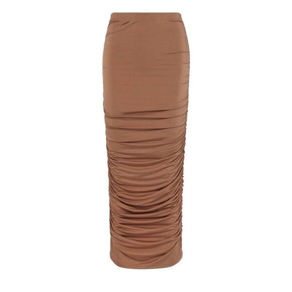 L'AGENCE Otis Pencil long skirt in ginger snap Small $325 - Picture 2 of 8